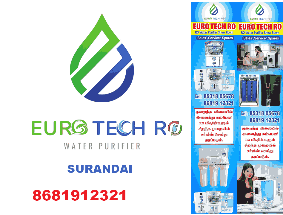 Euro Tech RO Water purifier dealers in Surandai